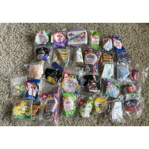 20 Plus Unopened Lot Of Happy Meal Toys Lot